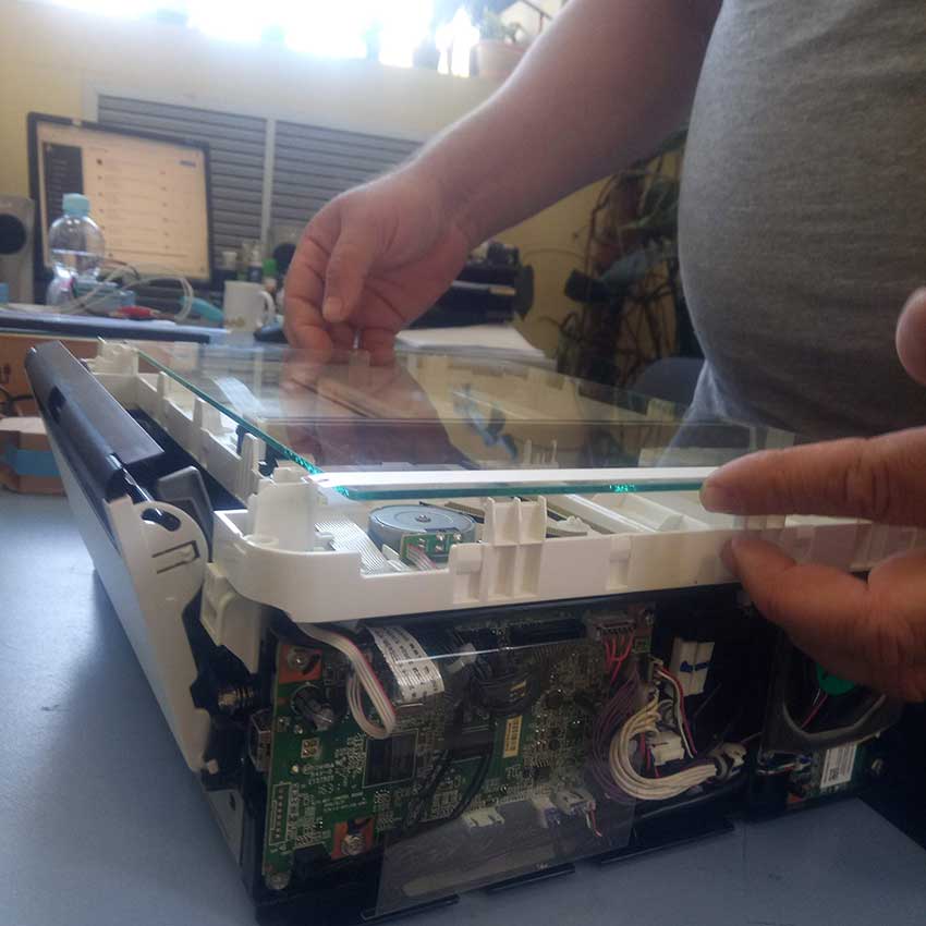 Ricoh SP150SU ошибка сканера